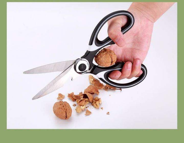 Multifunctional stainless steel kitchen scissors bottle opener Lazada PH