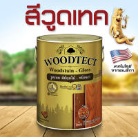 วูดเทค สีย้อมไม้ สูตรน้ำมัน (ชนิดเงา) WOODTECT Woodstain (Gloss)