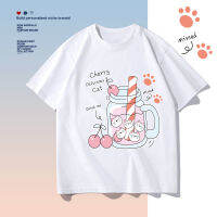 D431เสื้อยืดแขนสั้นพร้อมส่ง 8สี ลายการ์ตูน ขายดีตามเทรนต์ ลายน่ารัก สีสันสดใส่น่ารัก ใส่ได้ทั้งหญิงและชาย (S-3XL)