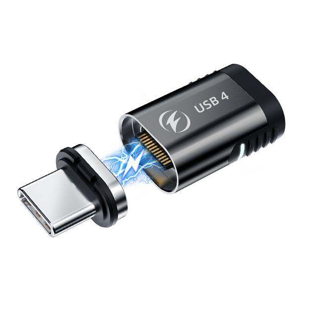 chaunceybi-อะแดปเตอร์แม่เหล็ก-usb4-0-140w-usb-c-เป็นประเภท40gbps-เชื่อมต่อหัวเปลี่ยนสายชาร์จ8k-60hz