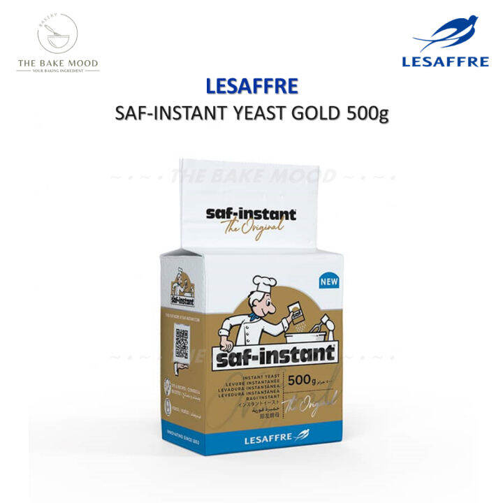 Saf Yeast Instant Yeast Gold 500g Yis Roti Ragi Kering [Halal] The Bake