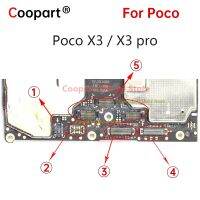 2ชิ้นใหม่เหมาะสำหรับ Xiaomi X3 POCO/X3 Pro LCD Display หน้าจอ FPC เชื่อมต่อที่ชาร์จยูเอสบีที่ชาร์จปลั๊กเสียบขั้วต่อแบตเตอรี่