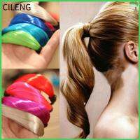 CILENG ที่รัดผมแฟชั่นผมตรงวิกเชือกที่รัดผม Scrunchie