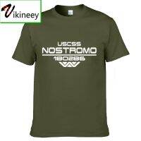 Nostromo Alien Aliens Scifi Tribute Christmas Day T-Shirt Mens Funny Summer Cotton T-Shirt Custom Diy Tees Tops