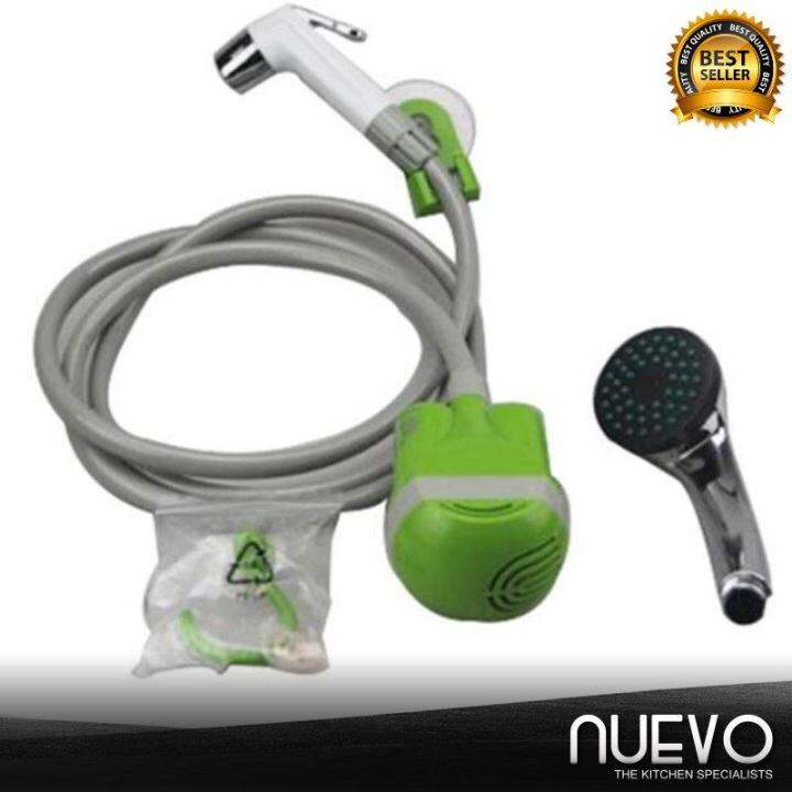 Nuevo Ivation BatteryPowered Waterproof Handheld Portable Shower Indoor Outdoor Shower Lazada