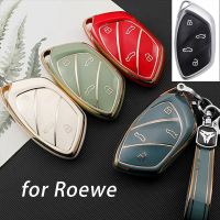 TPU Car Key Case Cover for Roewe RX5 I6 I5 RX3 RX8 ERX5 MG ZS EV MG6 EZS HS EHS MARVEL X MARVEL R Electric Fob Protector Key Chains