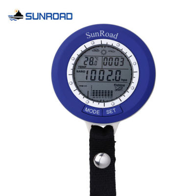 SUNROAD 松路ประมงบารอมิเตอร์ เครื่องวัดอุณหภูมิความสูงมัลติฟังก์ชั่กีฬากลางแจ้งปีนเขาอิเล็กทรอนิกส์นาฬิกา