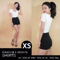 RINASLIM Short Size XS กางเกงขาสั้น สีดำ