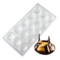 15 Cavity Volcanic Chocolate Polycarbonate Plastic Form For Chocolate Moulds For Pastry Fondant Cake Decorating Tools