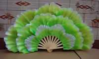 Dancing Fan Peony Flower Dance Hand Fan Square Dance Fan Performance Props Eventail a Main Abanico Para Boda Abanico De Mano