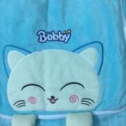 Chăn mền đa năng Boby hình mèo dễ thương quà tăng của boby