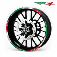 ✣ஐ▼ New high quality 12 Pcs Fit Motorcycle Wheel Sticker stripe Reflective Rim For Aprilia RSV4 R/RR RSV4 RF RSV4 RFW