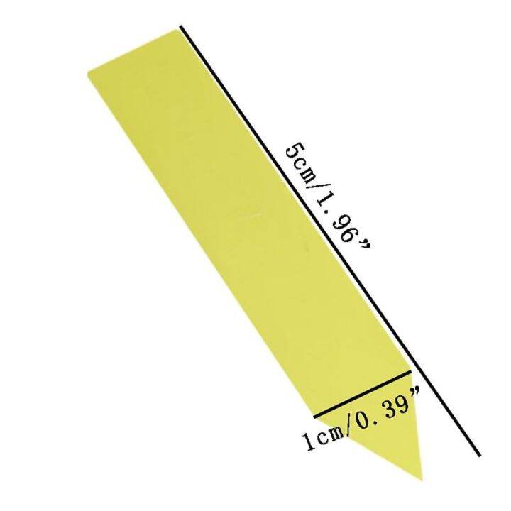 ป้ายพลาสติกรูปตัวที6x10cm-100ชิ้น-50ชิ้นป้ายติดแท็กพันธุ์ดอกไม้กันน้ำป้ายสวนสำหรับป้ายพืช