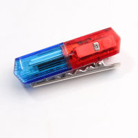 LED Red Blue Multifunction Clip Flashing Warning Safety Shoulder Police Light Build-In Battery 500M Invisable