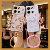 ring heat dissipation Phone Case For infinix Note30 4G/X6833B bracelet Back Cover cute soft case protective personality