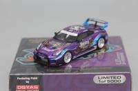 Mini GT Graffiti 1:64 Touring Car Silhouette Sports Car Model R35 GT-R LB for  RR Die-Cast Vehicles