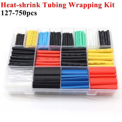 【CW】127-750pcs Heat-shrink Tubing Thermoresistant Tube Heat Shrink Wrapping Kit Electrical Connection Wire Cable Insulation Sleeving