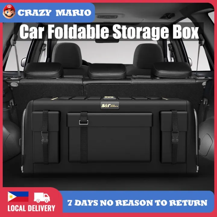 Car Trunk Storage Box Car Trunk Organizer Foldable Multipurpose