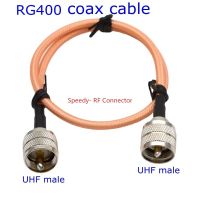 RG400 Double Shielded Cable UHF PL259 Male Plug To UHF PL259 Male Plug Connector RF Coaxial Pigtail Jumper Adapter Straight New