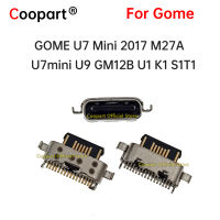 2ชิ้นใหม่ USB ชาร์จท่าเรือพอร์ตเชื่อมต่อสำหรับ GOME U7มินิ2017 M27A U7mini U9 GM12B K1 S1T1อะไหล่ซ่อมเปลี่ยน