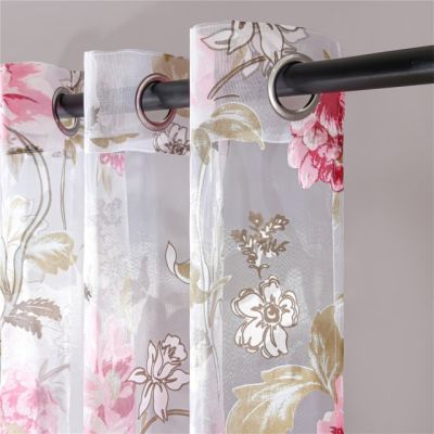Luxury Sheer Curtains for Living Room The Bedroom Kitchen Tulle for Windows Voile Yarn Curtains Curtains for Bedroom Purple