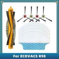 สำหรับ Ecovacs เครื่องดูดฝุ่นหุ่นยนต์ R98อุปกรณ์อะไหล่เปลี่ยนแปรงหลักเศษผ้าไม้ถูพื้นมีแปรงด้านข้าง