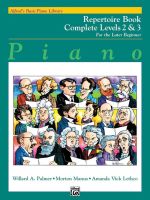 หนังสือเปียโน Alfreds Basic Piano Library : Repertoire Level 2&amp;3