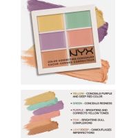 อนซีลเลอร์ ปกปิดรอยแตกต่างกัน 6 สี  Concealer Palette ให้ความชุ่มชื้น ไม่ติดผิว