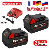 ncsr09 18V 9000mAh M18 XC Li-Ion Replacement Battery for Milwaukee 48-11-1815 M18B2 M18B4 M18B5 M18B M18B9 M18BX L50 48-11-1860