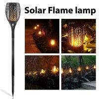 Mixlizz Club โคมไฟสนามพลังงานแสงอาทิตย์ ไฟสนาม Solar flame lamp XF-6006 เปิด/ปิดอัตโนมัติ ไฟกระพริบ สวนลานกลางแจ้ง ไฟภูมิทัศน์