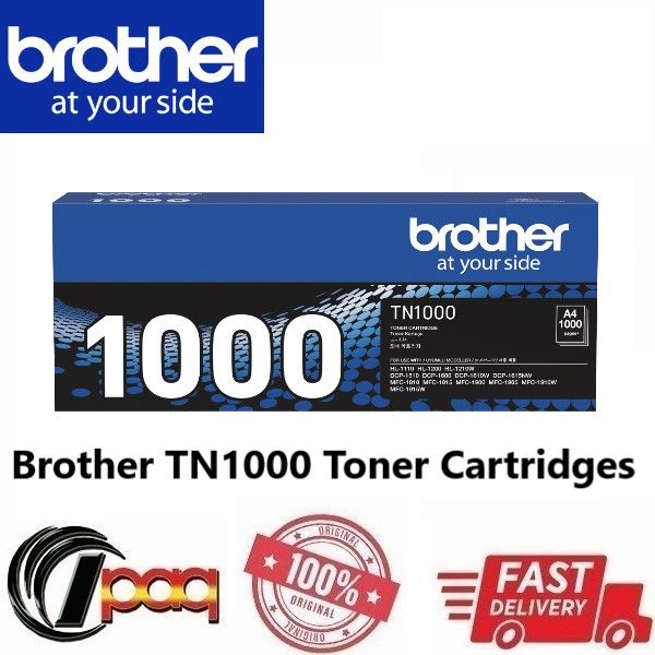 BROTHER TN-1000 Black Toner Cartridge (100% Original Genuine)[For HL ...