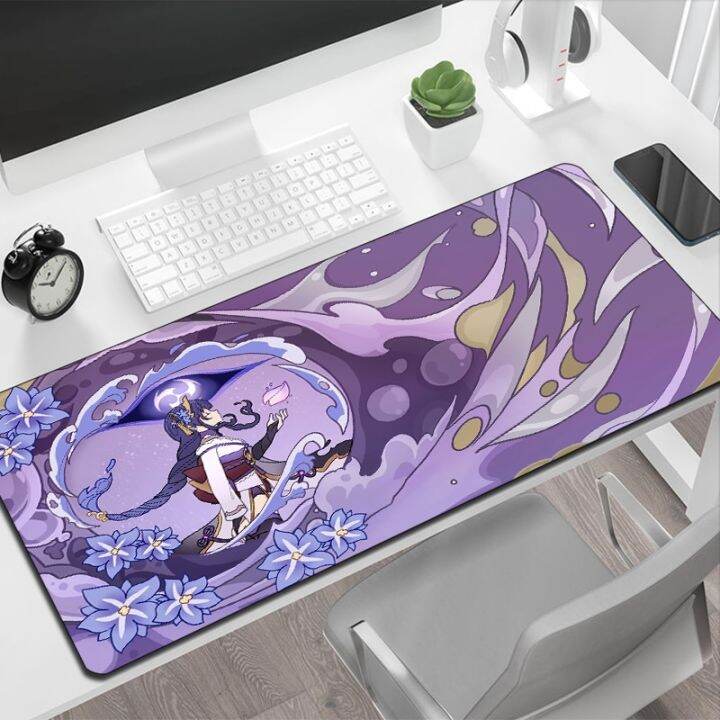 Genshin Impact Large Mousepad Gamer Anime Mouse Pad Коврик Для Мыши Deskmat Rubber Mat Gaming 5512