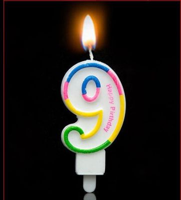 【☄New Arrival☄】 yixiao4564 อุปกรณ์ตกแต่งปาร์ตี้ครบรอบวันเกิดครั้งแรกสำหรับเด็กผู้ใหญ่1 2 3 4 5 6 7 8 9 0 1st สุขสันต์วันเกิดมีสีสันเทียนตัวเลขเด็ก