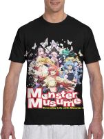 Geamla Anime Monster Musume T Shirt Mens Summer Leisure O-Neck Short Sleeves Tee