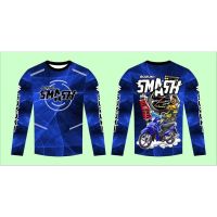 2023 design long sleeve t-shirt sublimation smash full motorcycle jersey with tube mask high quality 3d printed long-sleeved motorcycle jersey ，Can be customization