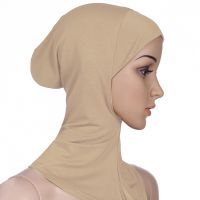 【CW】 Muslim Soft Elastic Breathable Chemo Bonnet Underscarf Headscarf Hat Cap Veil Hijab Turban