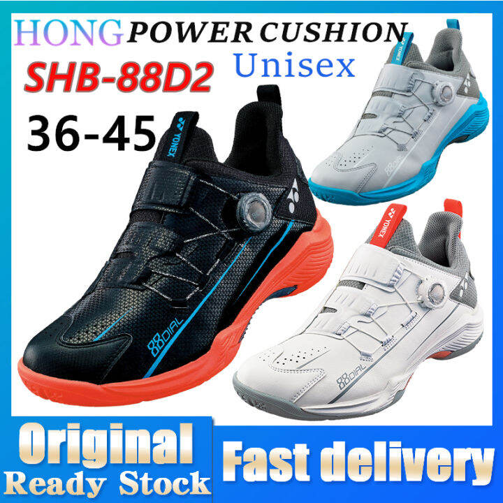 New Yonex Power Cushion 88D2 Badminton Shoes wide feet for unisex Breathable Damping Hard