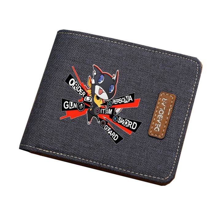 layor-wallet-อนิเมะ-persona-5กระเป๋าใส่เงินคอสเพลย์กระเป๋าสตางค์ใส่เหรียญและบัตรนักเรียนชายหญิงสั้นพิมพ์ลาย-carteira-กระเป๋าสตางค์กระเป๋าเงินวัยรุ่น