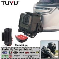 หมวกอลูมิเนียม TUYU คางหมวกกันน็อคแบบกำหนดเองพร้อมที่ยึดสำหรับ SHOEI AGV ARAI HJC KLIM สำหรับ Gopro Insta360 EKEN Etories