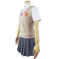 To Aru Kagaku no Rail Misaka Mikoto Cosplay Costume School JK Uniform A Certain Scientific