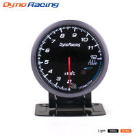 Dynoracing 60 มิลลิเมตรไอเสียก๊าซวัดอุณหภูมิสีขาว/สีเหลืองอำพันแสงที่มีฟังก์ชั่นสูงสุด 200-1200C EGTวัดรถเมตร