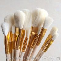 hot【DT】☈㍿  Soft Wool Brushes Set Paint for Pottery Watercolor Painting Supplies