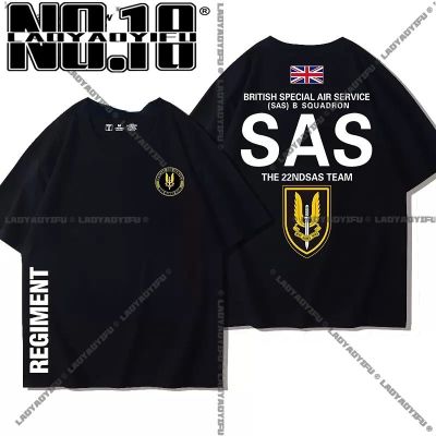 เสื้อยืดทหาร SAS Sniper ผู้ชายเสื้อยืดกองทัพ