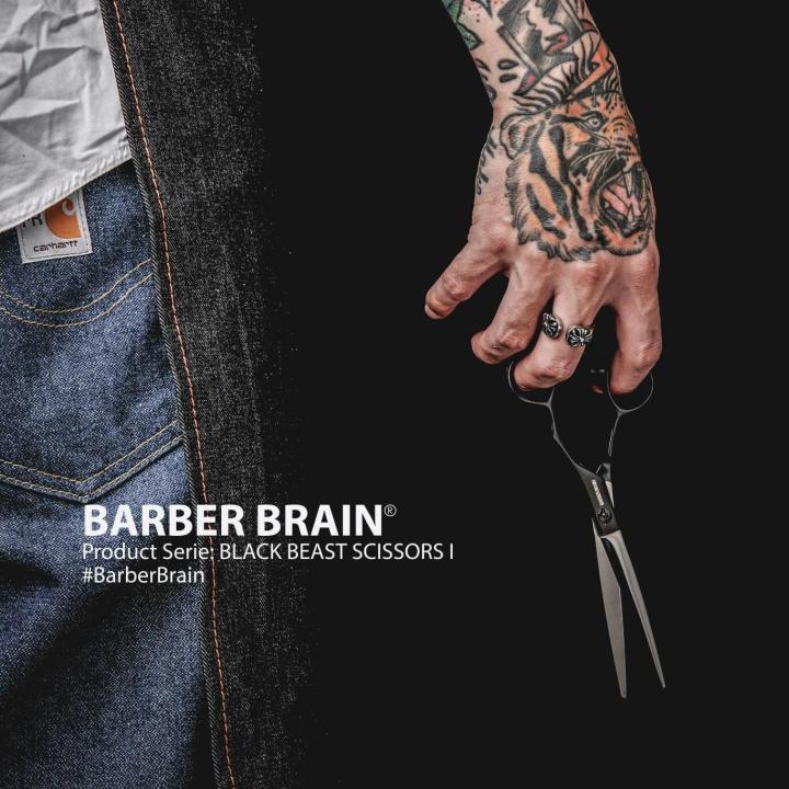 barber-brain-presents-ชุดกรรไกรตัดซอยรุ่น-black-beast-รุ่น-1-ราคา-eco-สบายกระเป๋า