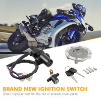 Motorcycle Ignition Switch Lock Key Fuel Tank Cap Kit For Yamaha MT03 MT-03 YZF R1 R6 XJ6 XJ6 N F FJ FZ 09 FZ10 FZ07 FZ8 FZ6 FZ1 Other Transmission Pa