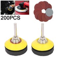 2 Inch Sanding Discs Pad Kit for Drill Grinder Rotary Tools with Backer Plate 80-3000 Grit Sandpapers Polisher Drill Adapter