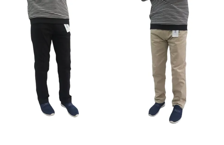 Slim-Fit Chino Gabardine Pants