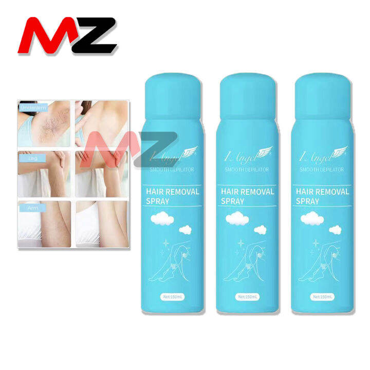 ( SET OF 3 ) I Angel Smooth Depilator Hair Removal Spray 150ml Lazada PH