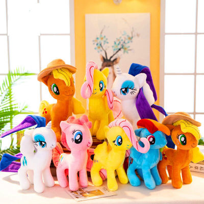 ตุ๊กตา โพนี่ สายรุ้ง ตุ๊กตา Pony (ขนาด 30 ซม.) ตุ๊กตาม้าโพนี่ ตุ๊กตา Doll Plush toys จากเรื่อง มายลิตเติ้ลโพนี่ กลุ่ม แอ็ปเปิ้ลแจ็ค เรนโบว์แดช ฟลัทเทอร์ชาย ทไวไลท์ สปาร์คเคิล เหมาะสำหรับเป็น ของขวัญวันเกิด ของขวัญปีใหม่ ของขวัญเด็ก