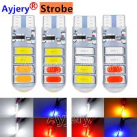 AYJERY 50ชิ้น T10คำเตือนแฟลช W5w Led 5630 Smd 8หลอดไฟไฟรถยนต์ Led 168 194ภายในรถยนต์ไฟซิลิกาเจล12V